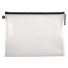Pochette à fermeture éclair en plastique souple