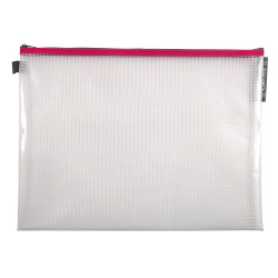 Pochette à fermeture éclair en plastique souple