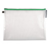 Pochette à fermeture éclair en plastique souple