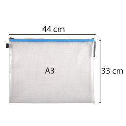 Pochette à fermeture éclair en plastique souple