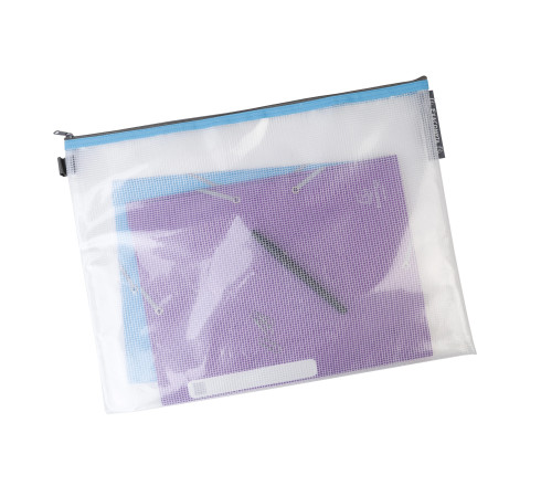Pochette à fermeture éclair en plastique souple