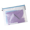 Pochette à fermeture éclair en plastique souple