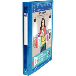 Classeur personnalisable en polypropylène POLYVISION, format A4, dos 3