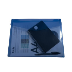 Sachet de 5 pochettes-enveloppes polypropylène - A4