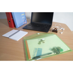Sachet de 5 pochettes-enveloppes polypropylène - A4