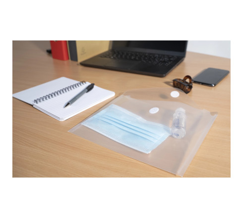 Sachet de 5 mini pochettes-enveloppes polypropylène - A5