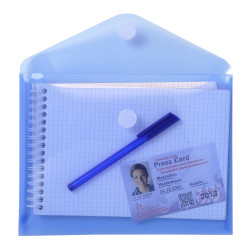 Sachet de 5 mini pochettes-enveloppes polypropylène - A5