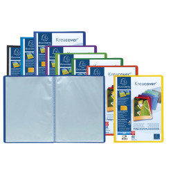 Protège-documents en polypropylène semi rigide Kreacover® Opaque 120 vues - A4