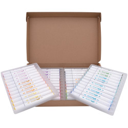 Schoolpack de 48 marqueurs Graph It assortis
