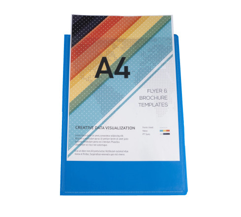 Protège-documents en polypropylène semi rigide Kreacover® Opaque 80 vues - A4