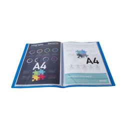 Protège-documents en polypropylène semi rigide Kreacover® Opaque 80 vues - A4