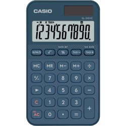 Machine à calculer de poche Casio 10 chiffres SL-310YC navy