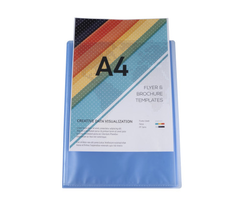 Protège-documents en polypropylène semi rigide Kreacover® Chromaline 120 vues - A4