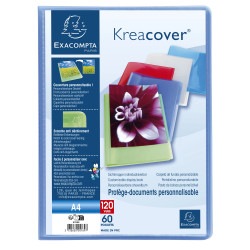 Protège-documents en polypropylène semi rigide Kreacover® Chromaline 120 vues - A4