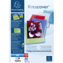 Protège-documents en polypropylène semi rigide Kreacover® Chromaline 120 vues - A4