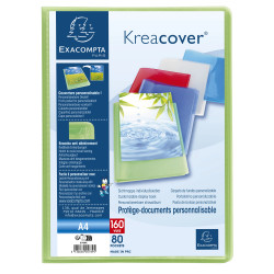 Protège-documents en polypropylène semi-rigide KreaCover® Chromaline 160 vues - A4