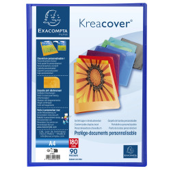 Protège-documents en polypropylène semi rigide Kreacover® - A4