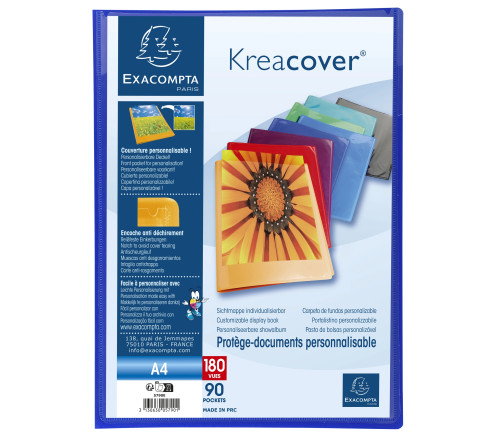 Protège-documents en polypropylène semi rigide Kreacover® - A4