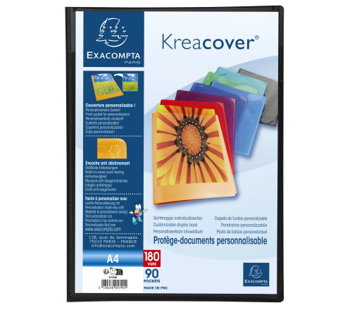 Protège-documents en polypropylène semi rigide Kreacover® - A4