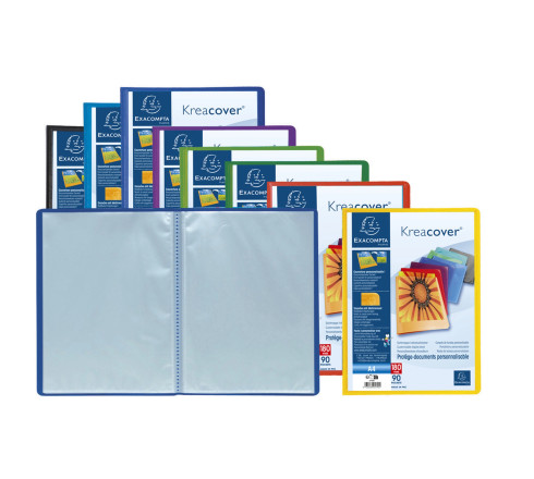 Protège-documents en polypropylène semi rigide Kreacover® - A4