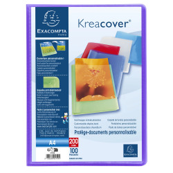 Protège-documents en polypropylène semi-rigide KreaCover® Chromaline 200 vues - A4