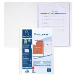Protège-documents en polypropylène rigide Kreacover® 20 vues - A4