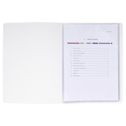 Protège-documents en polypropylène rigide Kreacover® 20 vues - A4