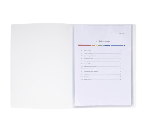 Protège-documents en polypropylène rigide Kreacover® 20 vues - A4