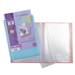 Protège-documents en polypropylène Kreacover Pastel 40 vues - A4