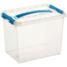 Boite de rangement QLINE 9L transparente