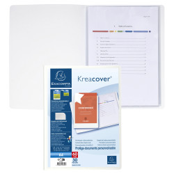Protège-documents en polypropylène rigide Kreacover® 60 vues - A4