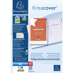 Protège-documents en polypropylène rigide Kreacover® 60 vues - A4