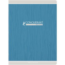 Piqûre 48 pages CONQUERANT RECYCLE, format 24x32 cm, seyès, papier 90g