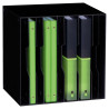Bloc 12 cases noir