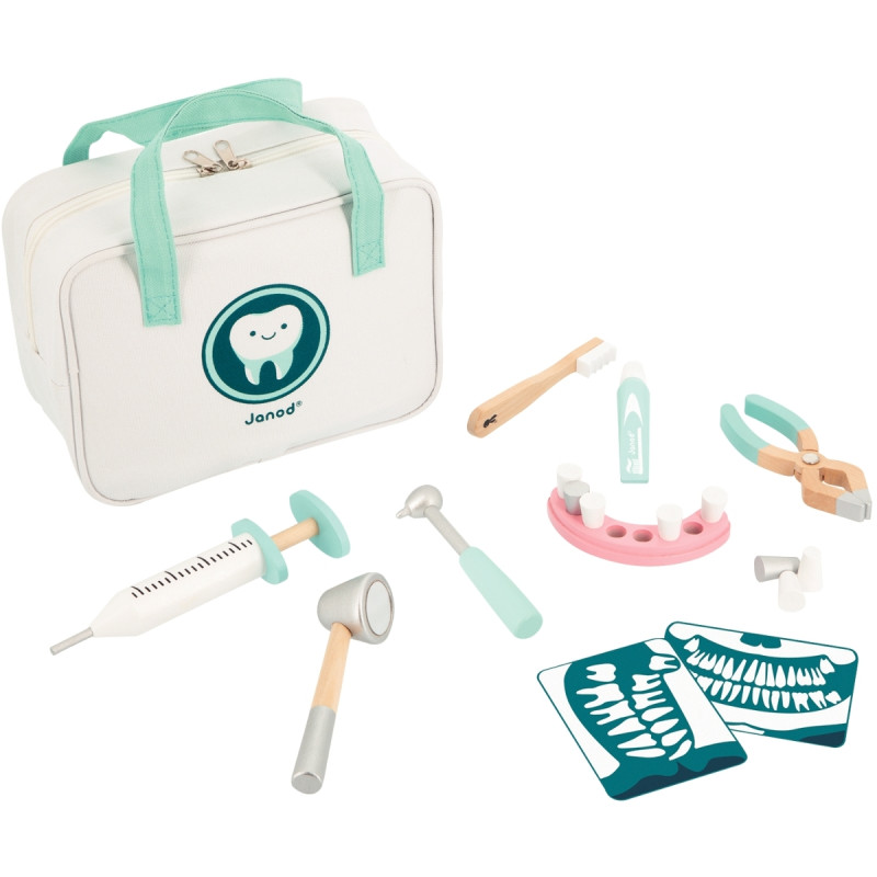 Mallette du dentiste en bois