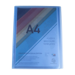 Protège-documents en polypropylène semi rigide Chromaline 40 vues - A4