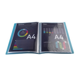 Protège-documents en polypropylène Linicolor 60 vues - A4
