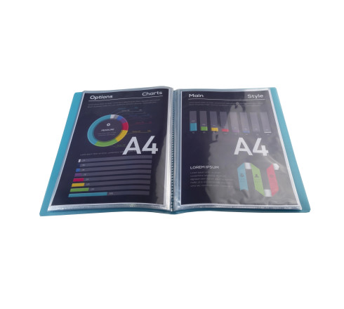 Protège-documents en polypropylène Linicolor 60 vues - A4