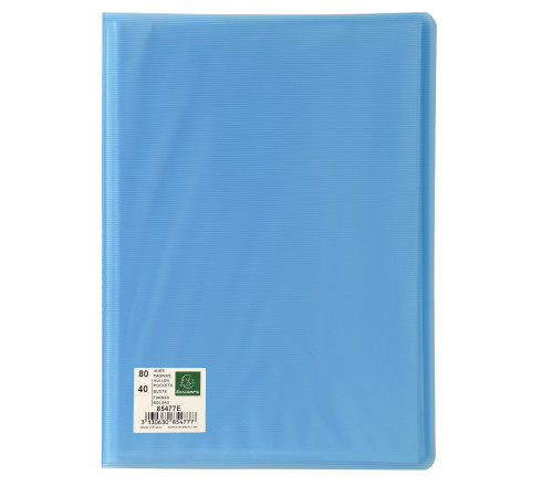 Protège-documents en polypropylène rigide Linicolor® 80 vues - A4