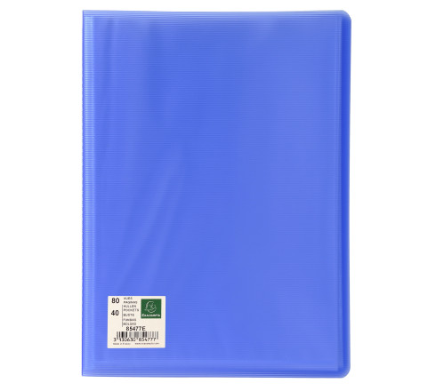 Protège-documents en polypropylène rigide Linicolor® 80 vues - A4