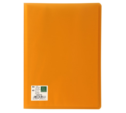 Protège-documents en polypropylène rigide Linicolor® 80 vues - A4