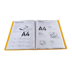 Protège-documents en polypropylène rigide Linicolor® 80 vues - A4