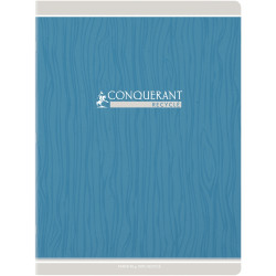 Piqûre 96 pages CONQUERANT RECYCLE, format 24x32 cm, seyès, papier 90g