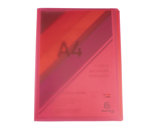 Protège-documents en polypropylène semi rigide Chromaline 80 vues - A4