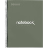 NOTEBOOK MIQUELRIUS format A4, 80 feuilles 90g, quadrillé 5x5, couvert