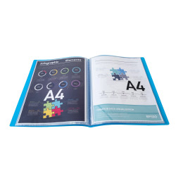 Protège-documents en polypropylène semi-rigide Iderama PP 100 vues - A4