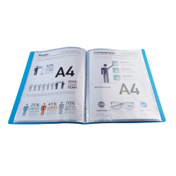 Protège-documents en polypropylène semi-rigide Iderama PP 100 vues - A4
