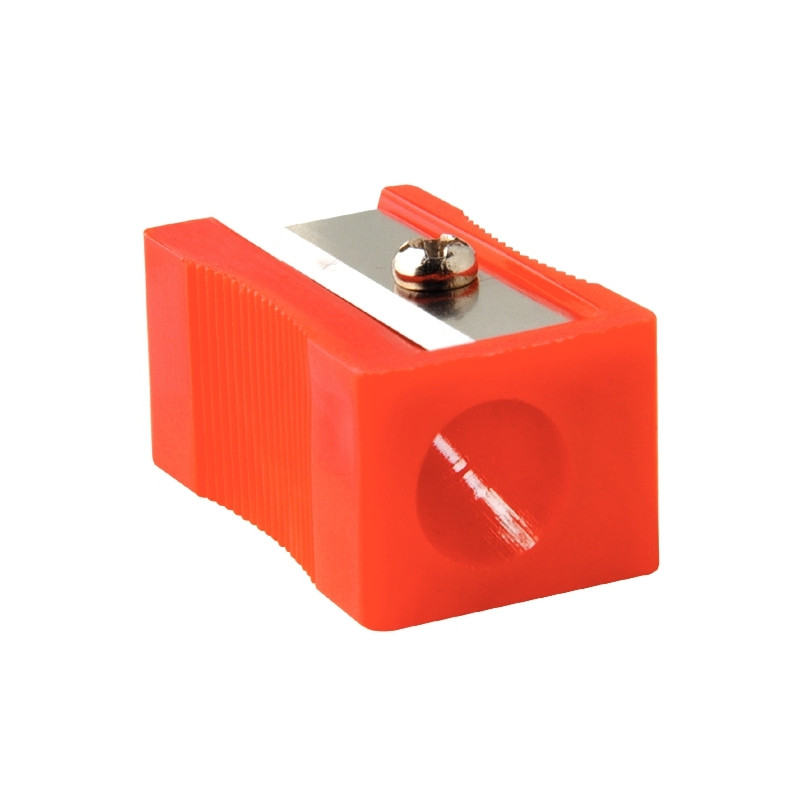 Boite de 24 taille crayons en plastique. 1 usage