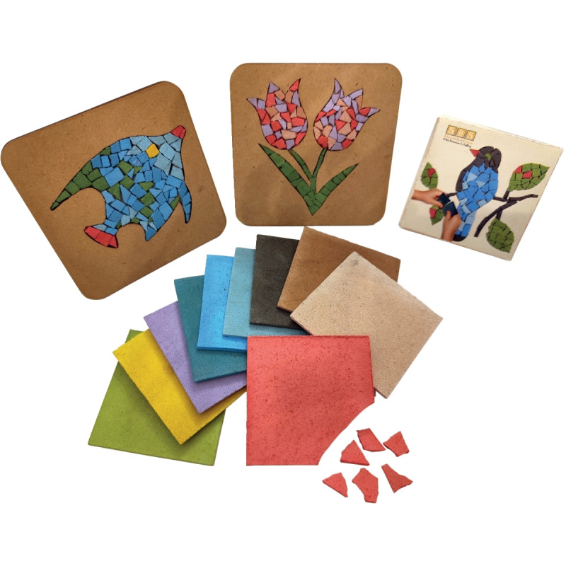 Lot de 10 plaques mosaïques