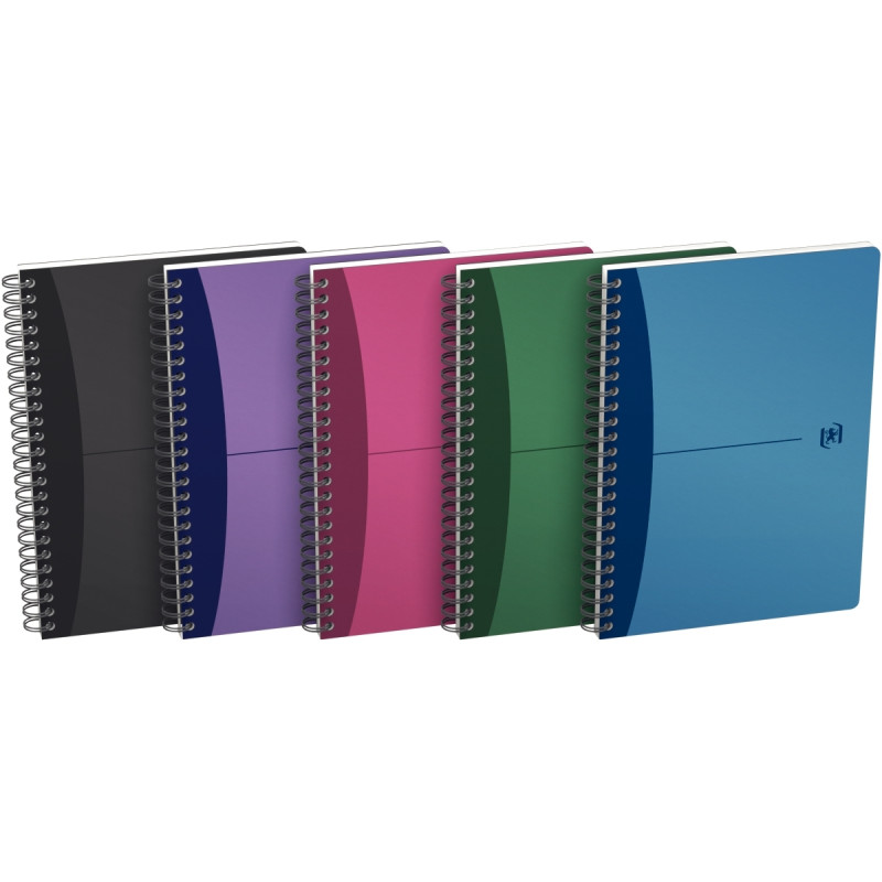 Cahier à reliure intégrale 180 pages URBAN MIX format A4, quadrillé 5x